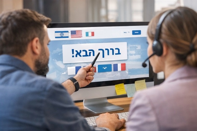 לוקליזציה של אתר אינטרנט על ידי משרד התרגום "אינטרנסלייט"